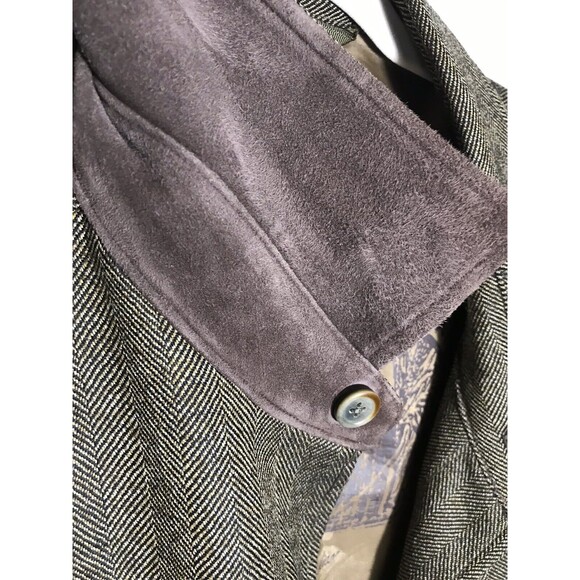 Tommy Bahama Mens Wool Tweed Cruiser Coat Size XL Brown - Picture 12 of 12